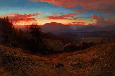 Sunset on Mount Diablo by William Keith
